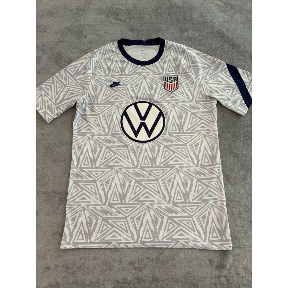 Nike USMNT 2021/22 Soccer Jersey Shirt Med USA CZ4327-103 Volkswagen